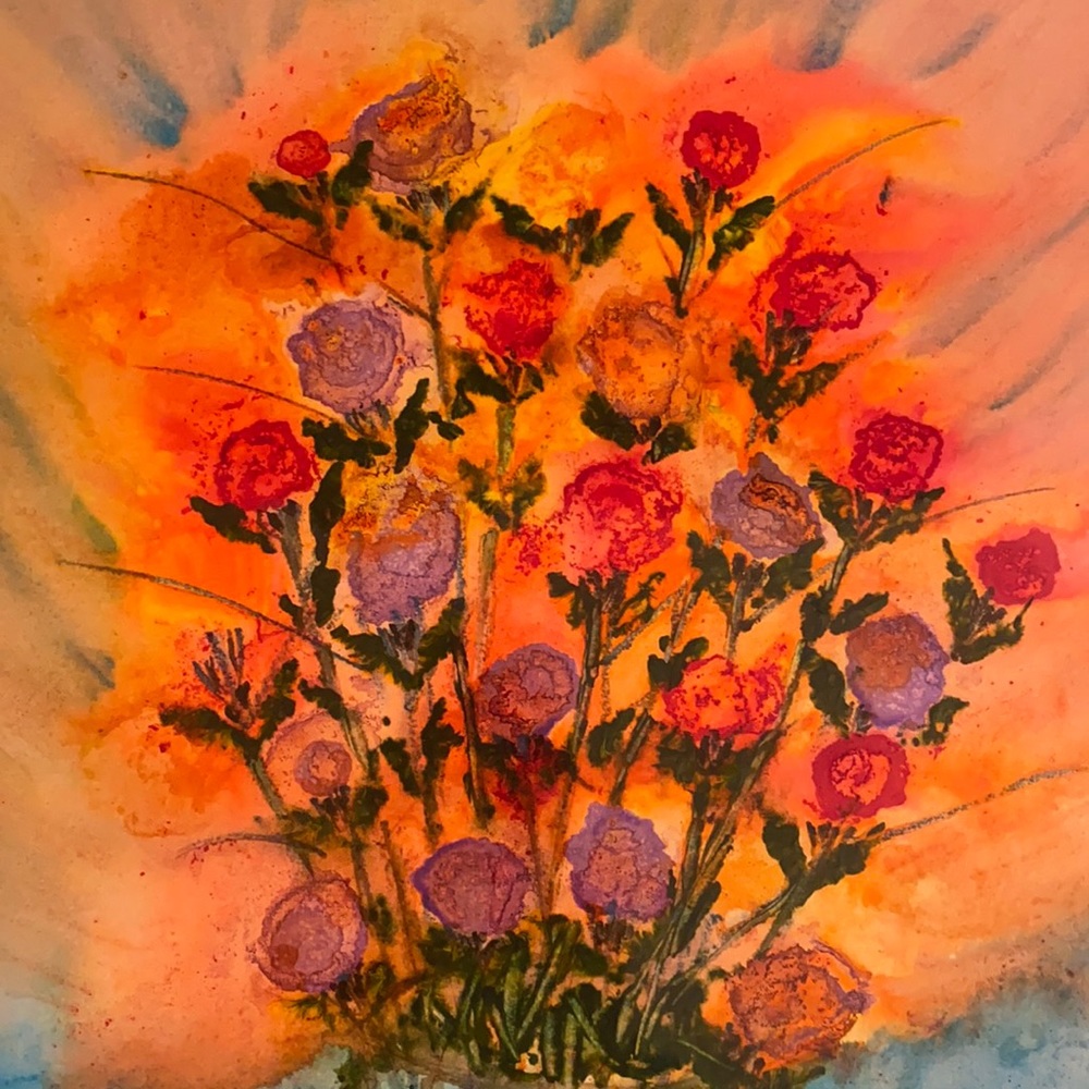 Original Watercolor 16x20 Vivid Dream